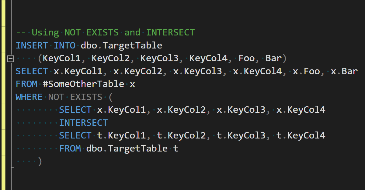 Insert Only New Rows With Nullable Key Columns | Chad’s Blog